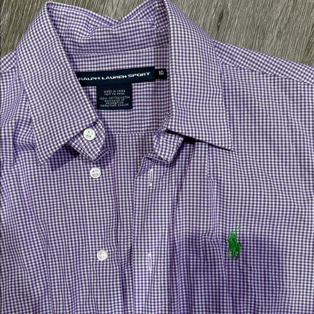 Purple Checkered Shirt - Picture 2 of 2